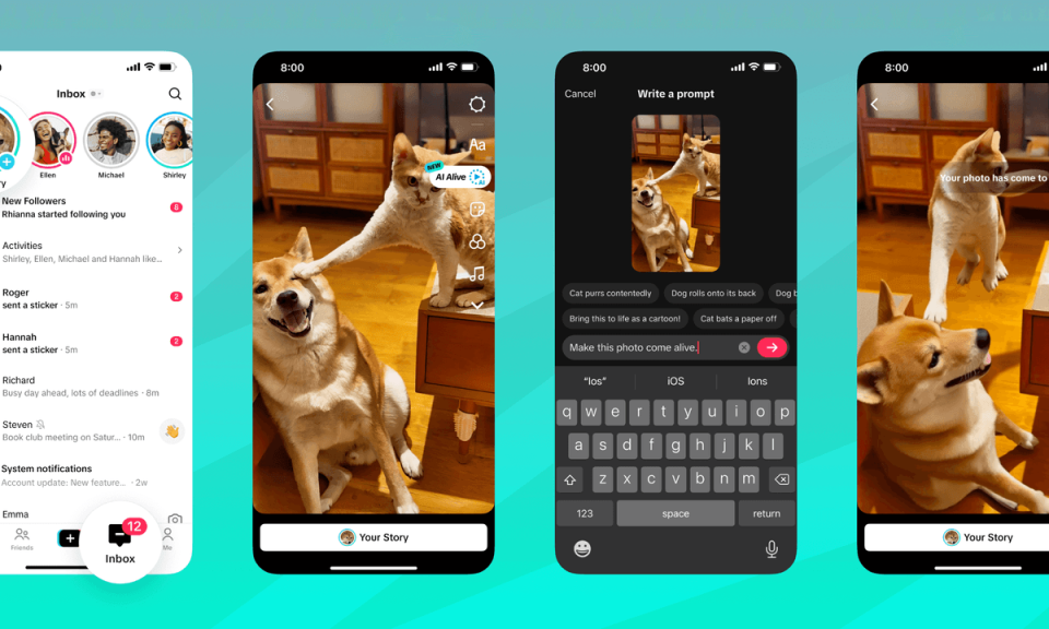 TikTok lanza nueva herramienta de IA para transformar fotos en videos