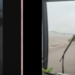 Hay dos micros varados desde anoche en la ruta 9 por las lluvias: en uno viajan casi 40 chicos de 8 y 9 años