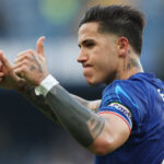 Enzo Fernández, a escena