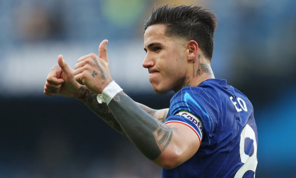 Enzo Fernández, a escena