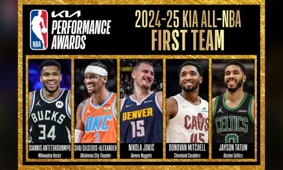 Se anunciaron los quintetos All-NBA 2024-2025 con los mejores jugadores de la temporada | Sporting News Argentina