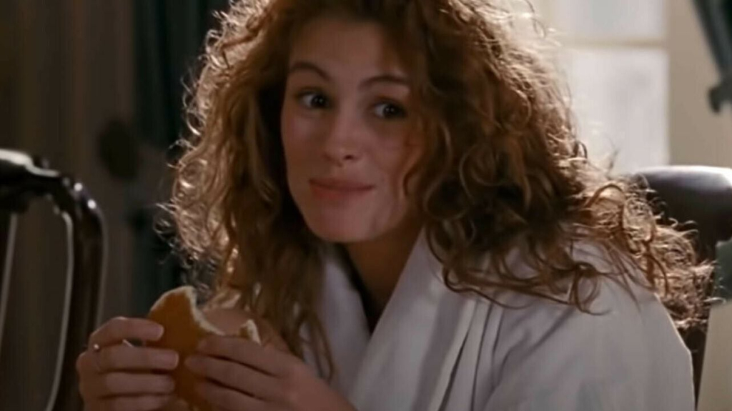 ¿Te habías dado cuenta de que el desayuno de Julia Roberts en ‘Pretty woman’ cambia de un plano a otro?