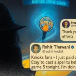 Cómo un fan de New York Knicks recurrió al hechizo de una bruja para ayudar a su equipo en los Playoffs | Sporting News Argentina