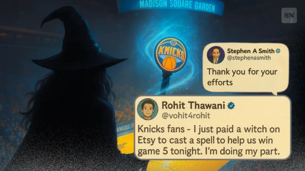 Cómo un fan de New York Knicks recurrió al hechizo de una bruja para ayudar a su equipo en los Playoffs | Sporting News Argentina