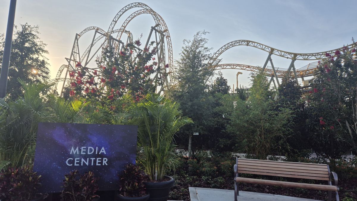 Media Center organizado por Universal Orlando Resort para medios de comunicación.