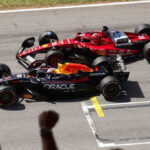 Contacto entre Leclerc y Verstappen en España sin sanción