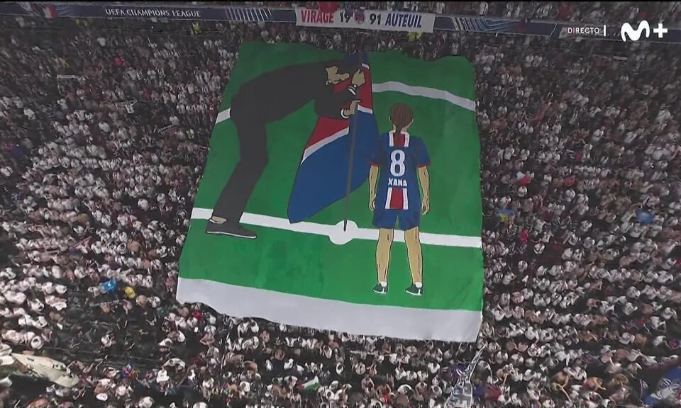 La afición del PSG tuvo un emotivo gesto con Luis Enrique