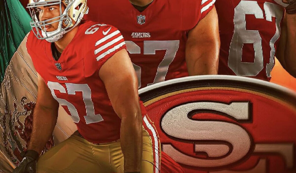 Mexicano Isaac Alarcn se queda en 2025 con San Francisco 49ers