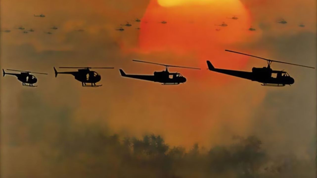 El equipo de ‘Apocalypse Now’ tenía que pintar los helicópteros a diario porque pertenecían al ejército de Filipinas