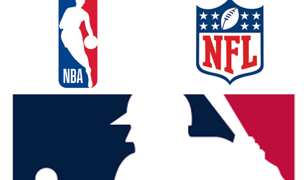 Qu significan las siglas NFL, MLB y NBA?