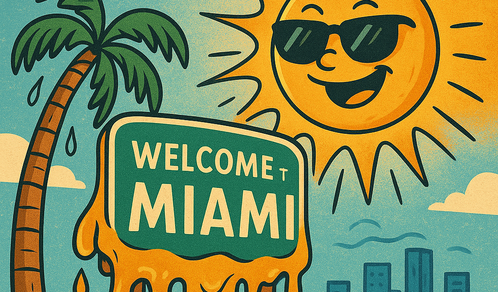 Miami afronta una semana sin lluvias y con mucho calor