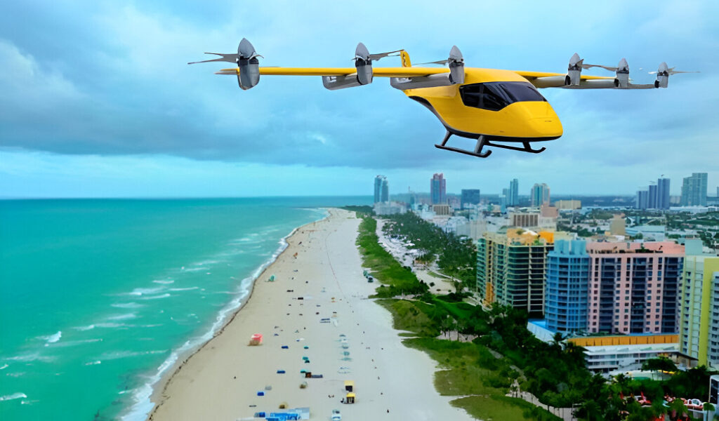 Adiós al tráfico: Miami apuesta por la era de los taxis voladores