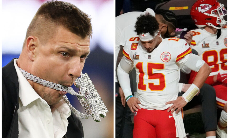 Rob Gronkowski es la nueva maldicin del Super Bowl: Se viralizan sus malas predicciones en la NFL