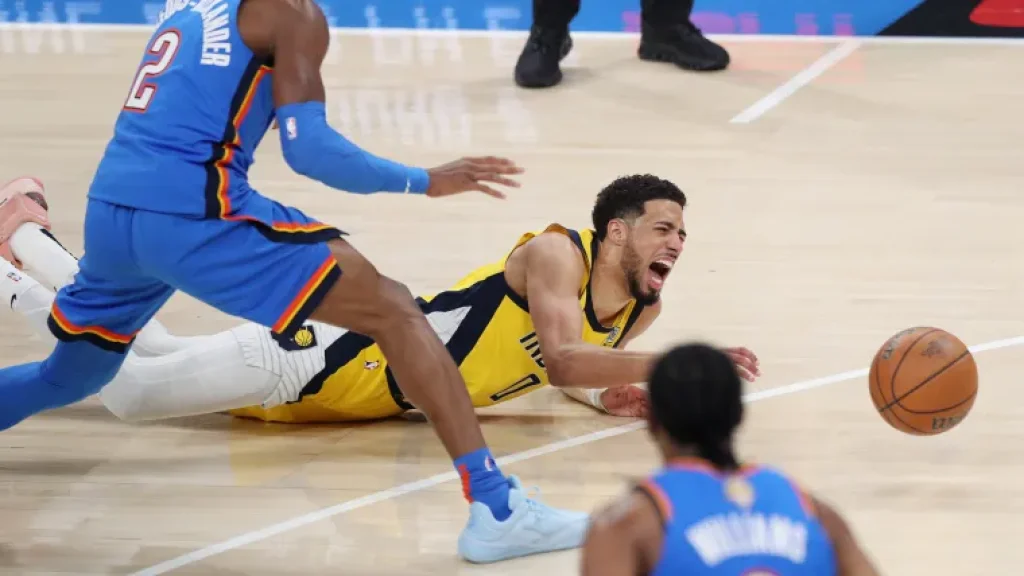Toda la NBA consternada por la lesión de Tyrese Haliburton: Qué le pasó al base de Indiana Pacers en el Partido 7 de las Finales | Sporting News Argentina