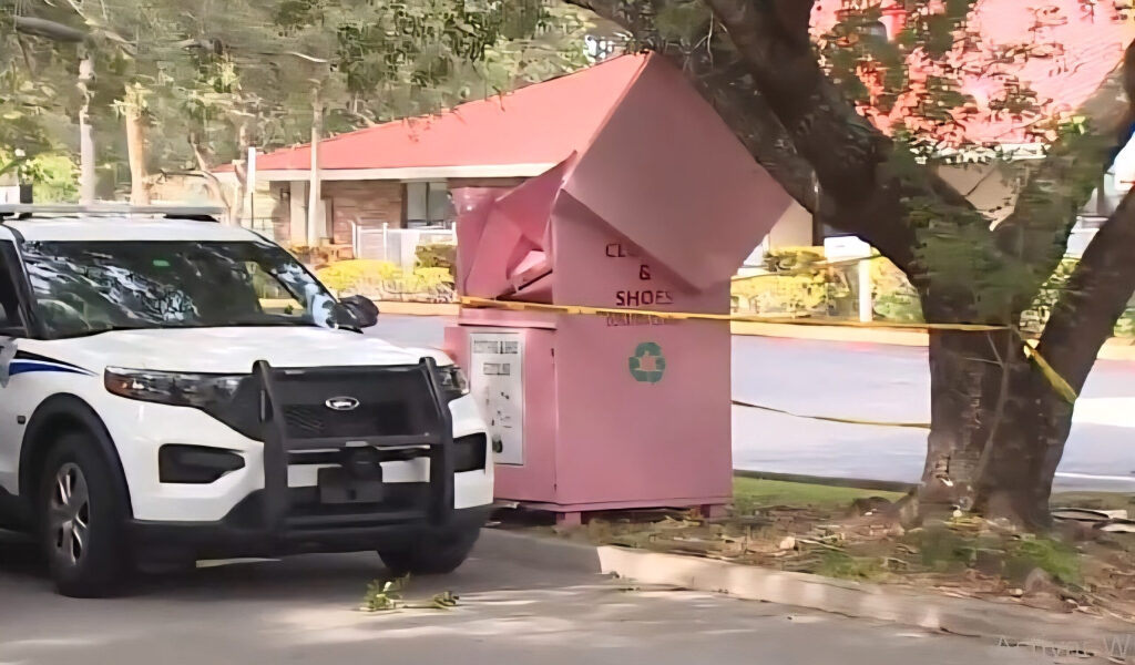 Una mujer muere atrapada dentro de contenedor de donaciones en Florida