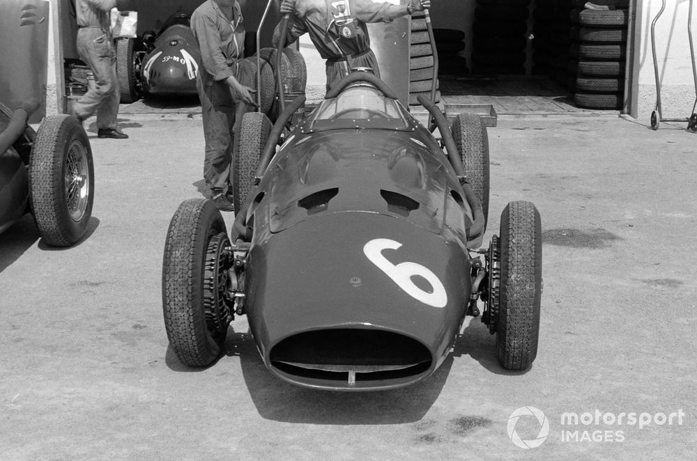 A V12-powered 250F appeared at the 1957 Italian GP, but was not a hit