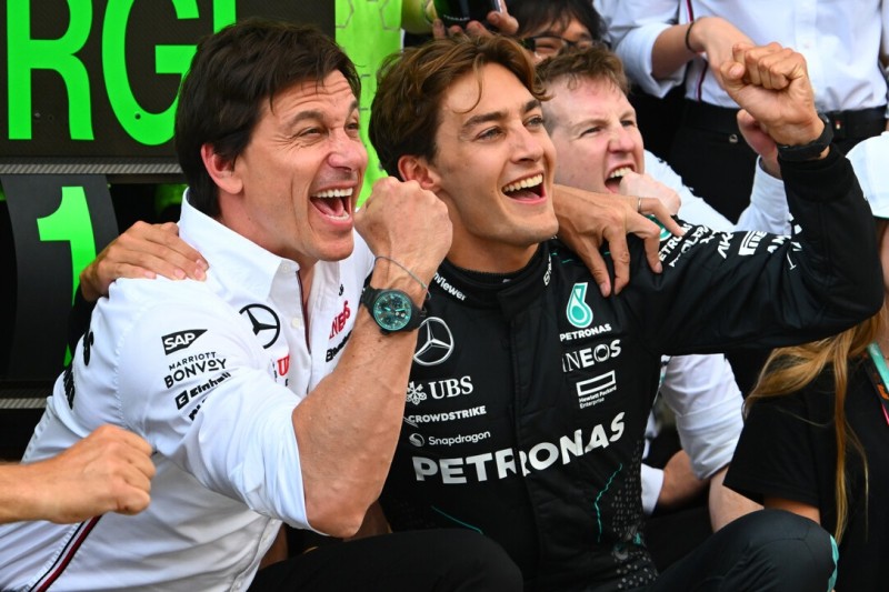 Erfolgsduo: Mercedes-Teamchef Toto Wolff und sein neuer Teamleader