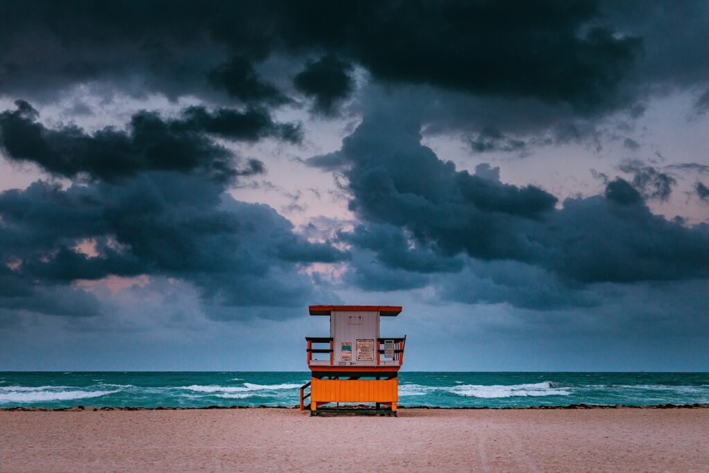 Miami clima calor lluvia