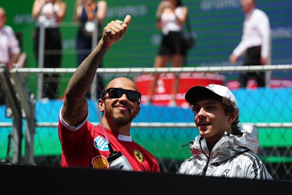 Lewis Hamilton, Ferrari, Andrea Kimi Antonelli, Mercedes