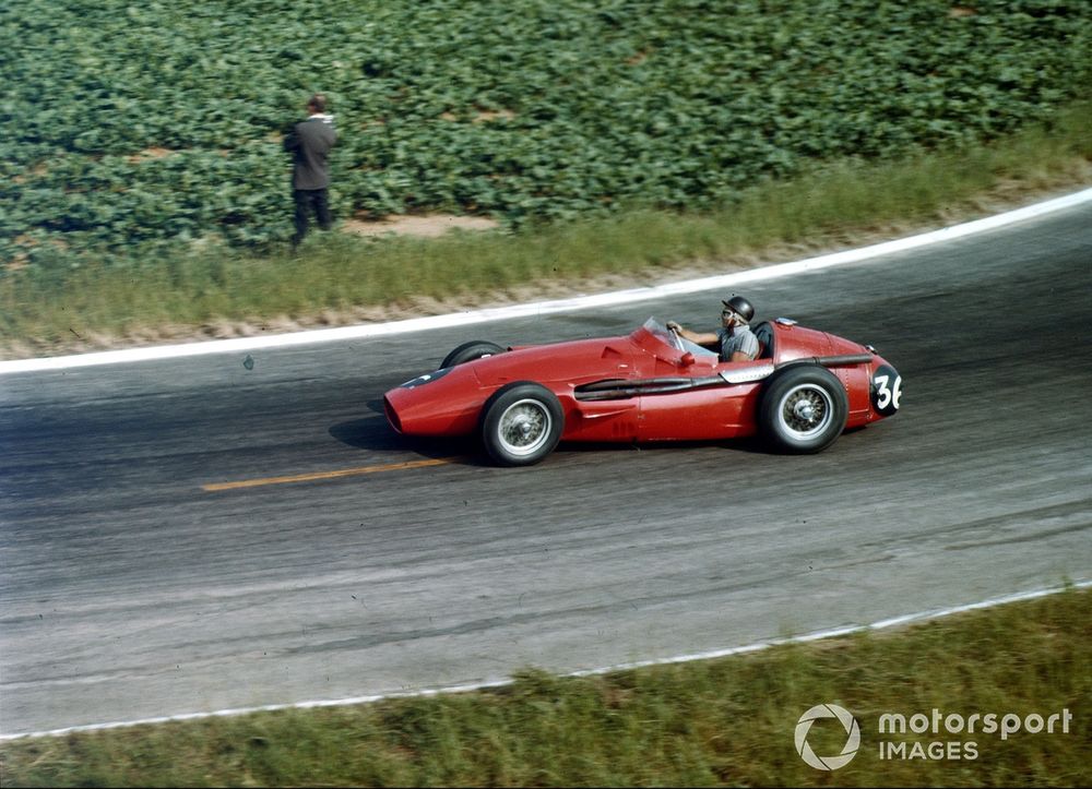 250F's longevity meant numerous drivers made their F1 debut in the car - including Phil Hill in 1958 French GP
