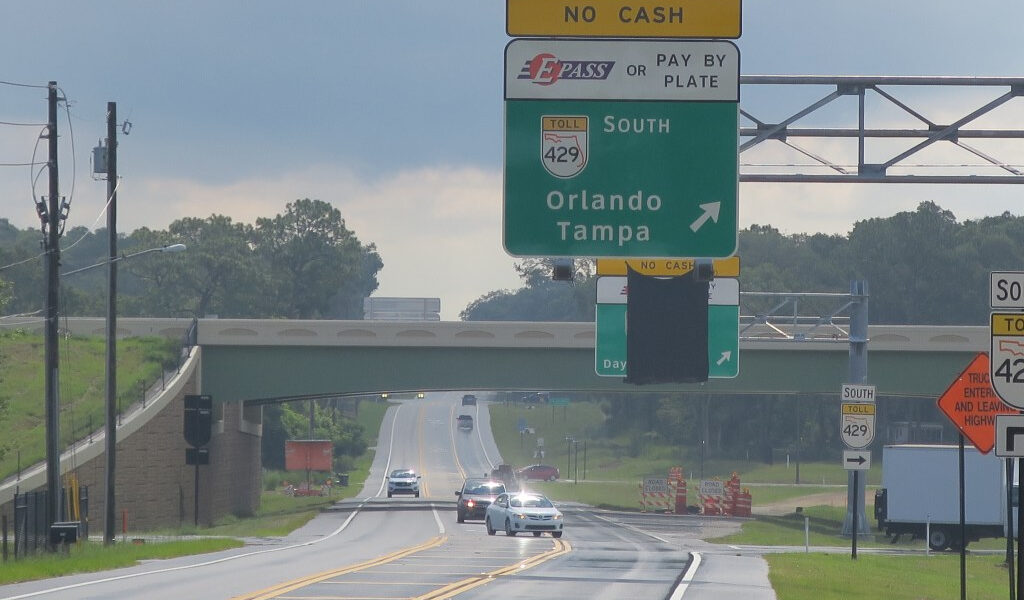 Tollas que aumentan en las autopistas de las Florida Central