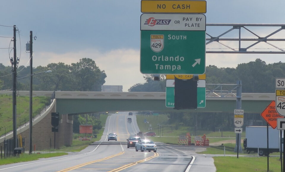 Tollas que aumentan en las autopistas de las Florida Central