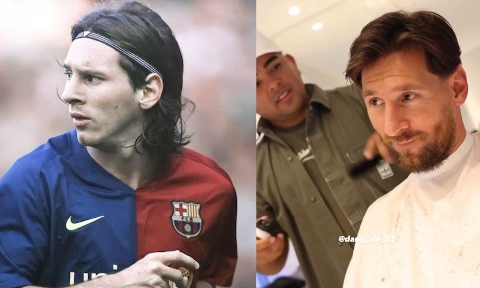 Messi revela a su barbero que sus hijos quieren que regrese al look con cabello largo