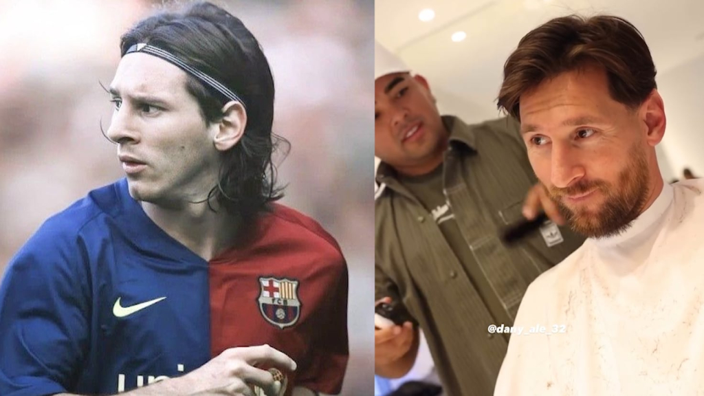 Messi revela a su barbero que sus hijos quieren que regrese al look con cabello largo