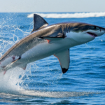 Tiburón acróbata en Florida: saltó del agua y golpeó a un surfista directo en la cara