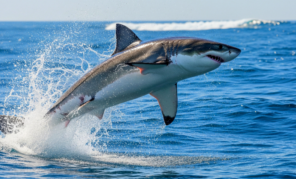 Tiburón acróbata en Florida: saltó del agua y golpeó a un surfista directo en la cara