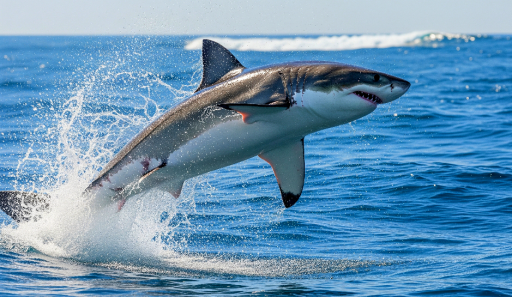 Tiburón acróbata en Florida: saltó del agua y golpeó a un surfista directo en la cara