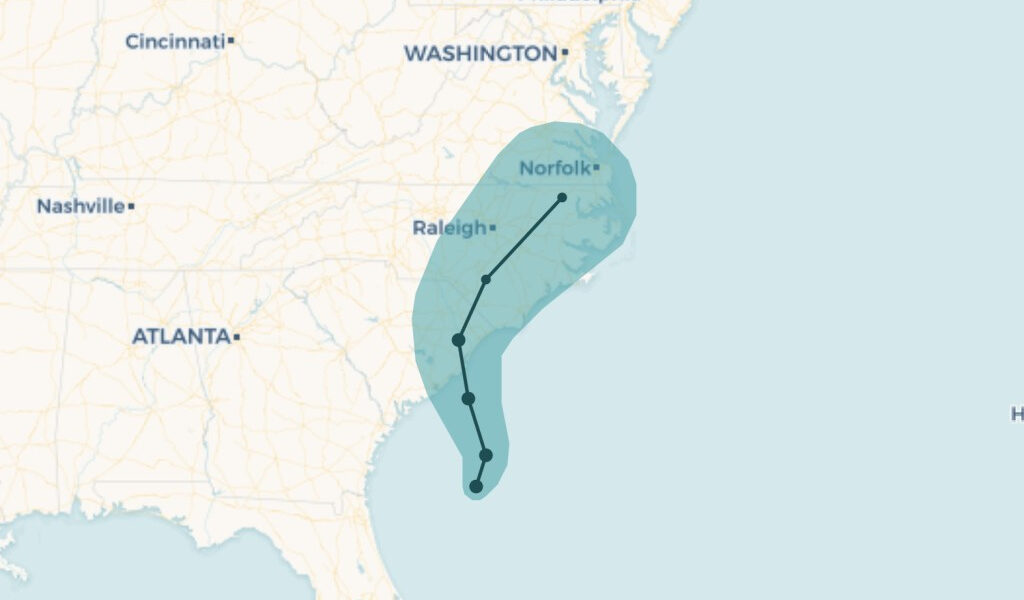Mapa: aquí está la ruta de pronóstico de la tormenta tropical Chantal