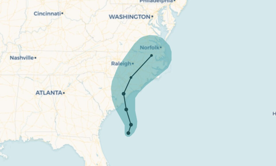 Mapa: aquí está la ruta de pronóstico de la tormenta tropical Chantal