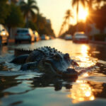 Tormentas elevan presencia de caimanes y serpientes en áreas urbanas de Miami