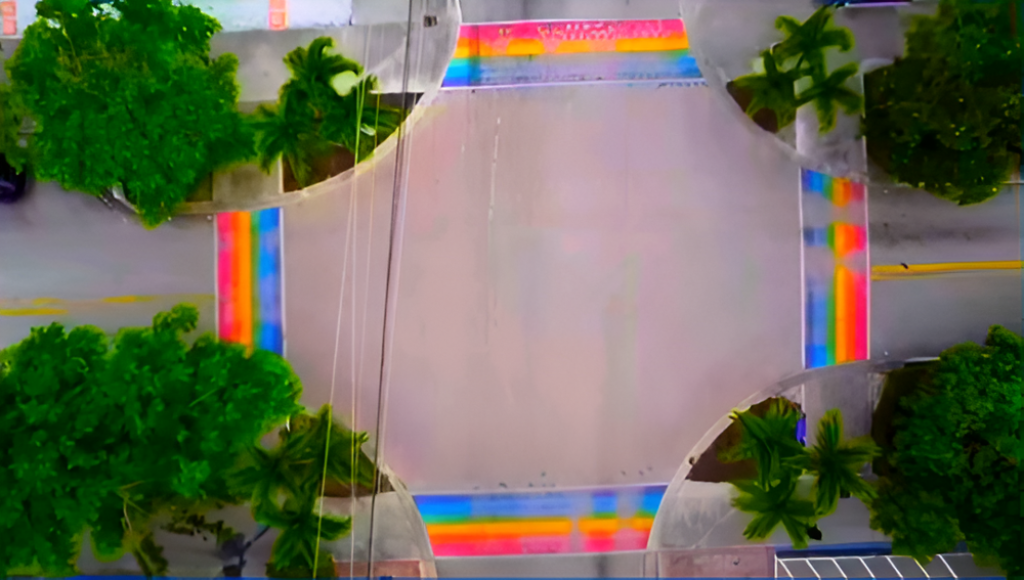 West Palm Beach retira cruces peatonales con bandera LGBTQ+