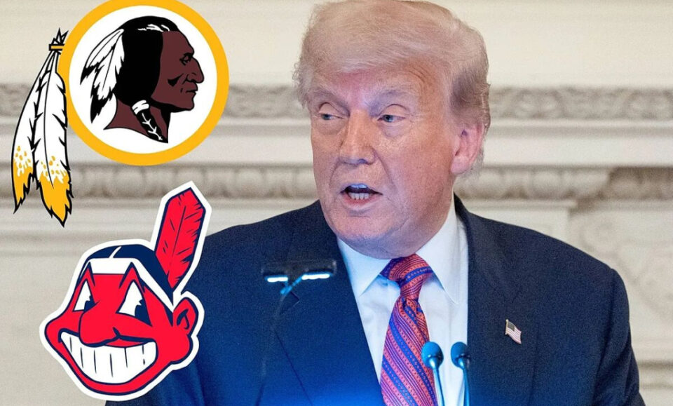 Donald Trump insiste que Washington y Cleveland regresen a sus antiguos nombres: Redskins e Indians