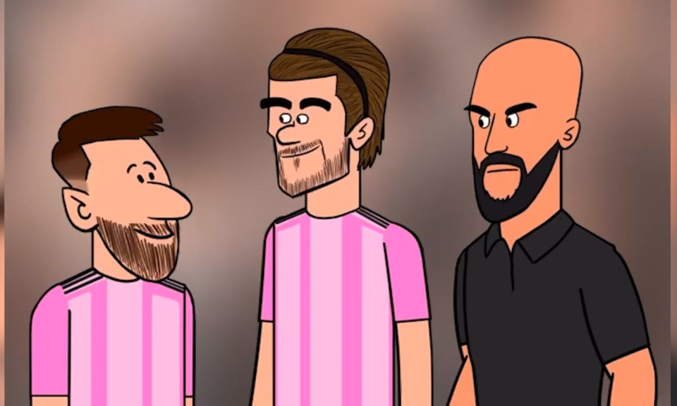 Dos guardaespaldas para Messi, el corto animado sobre la llegada de De Paul a Inter Miami