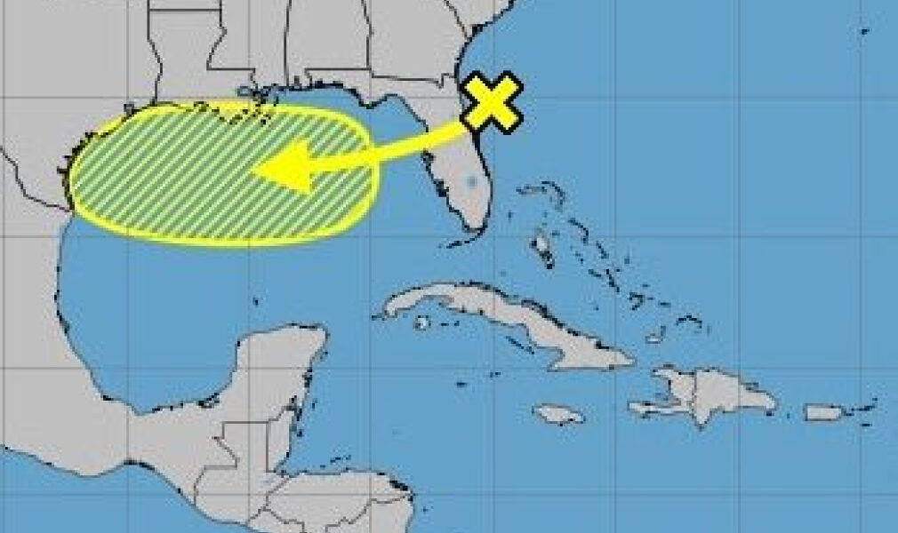 El nuevo sistema tropical podría surgir del área de baja presión cerca de Florida, según los pronosticadores