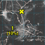 Hurricane Center dice que el sistema podría moverse a través de Florida y desarrollarse en el Golfo