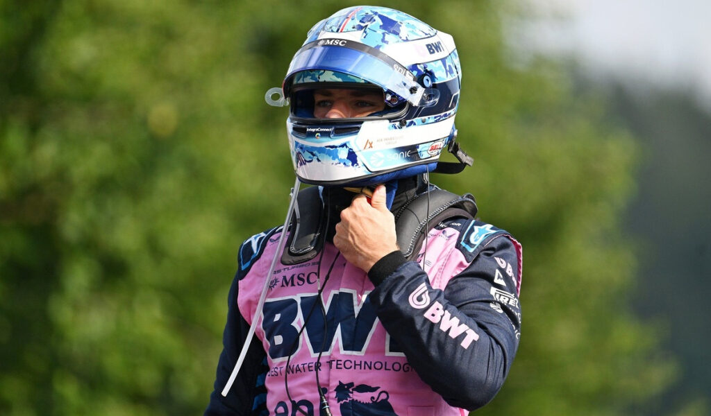Gasly tiene problemas en su Alpine antes de arrancar la sprint de Bélgica