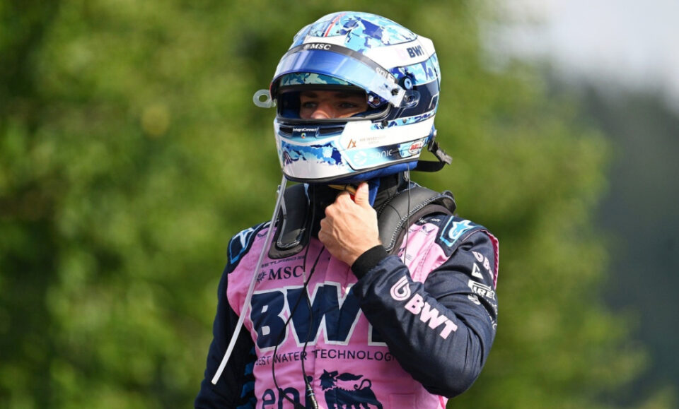 Gasly tiene problemas en su Alpine antes de arrancar la sprint de Bélgica