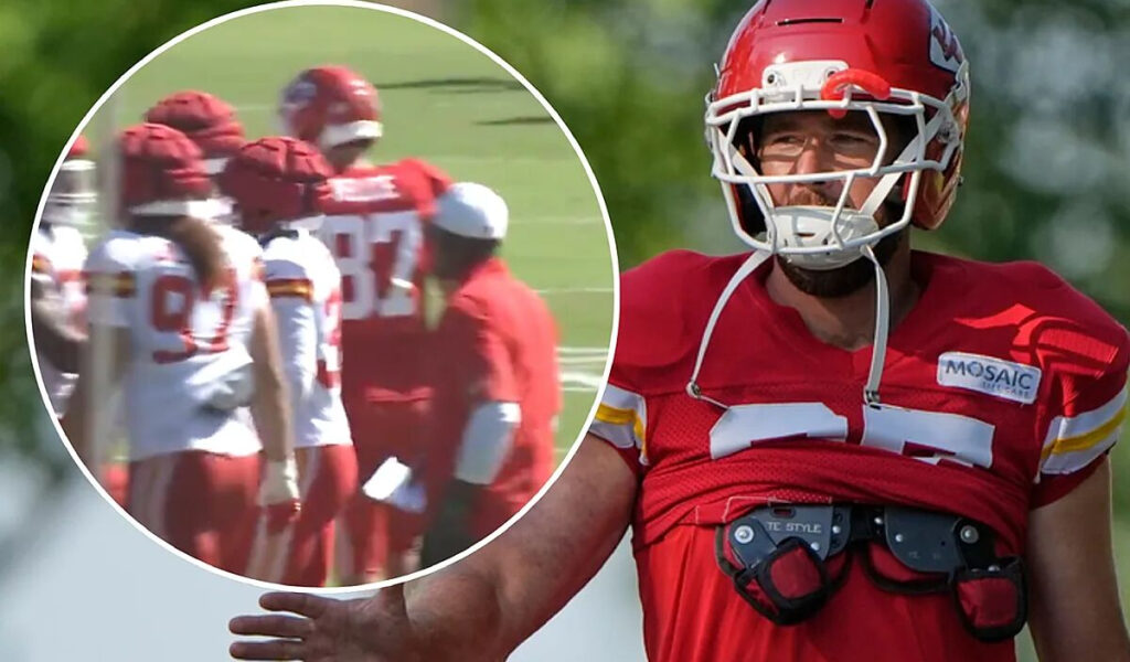 Travis Kelce se meti de lleno en la pelea que se desat en el entrenamiento de los Chiefs