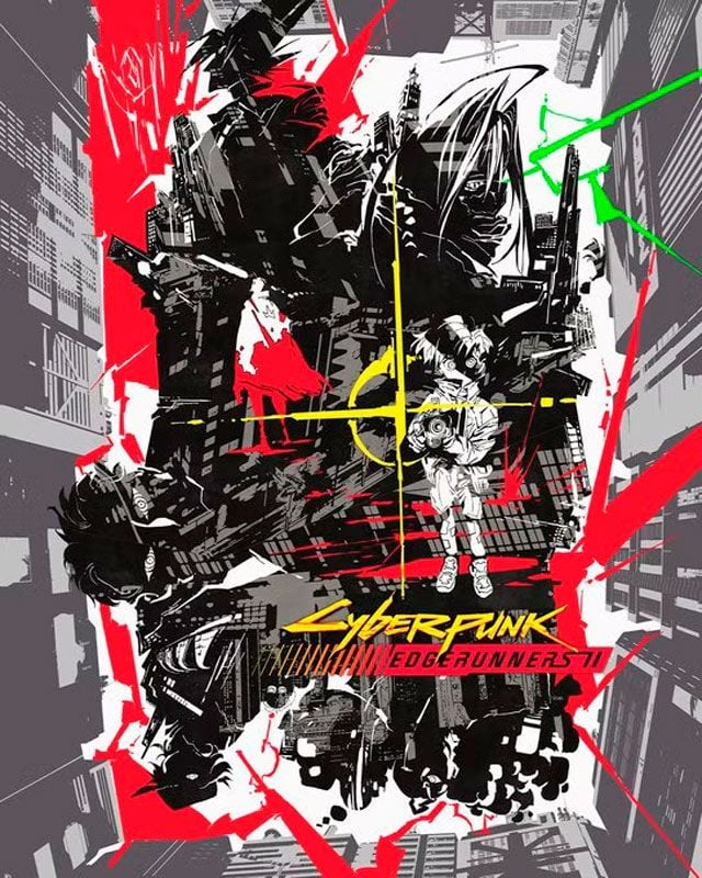 Póster de la temporada 2 de Cyberpunk: Edgerunners