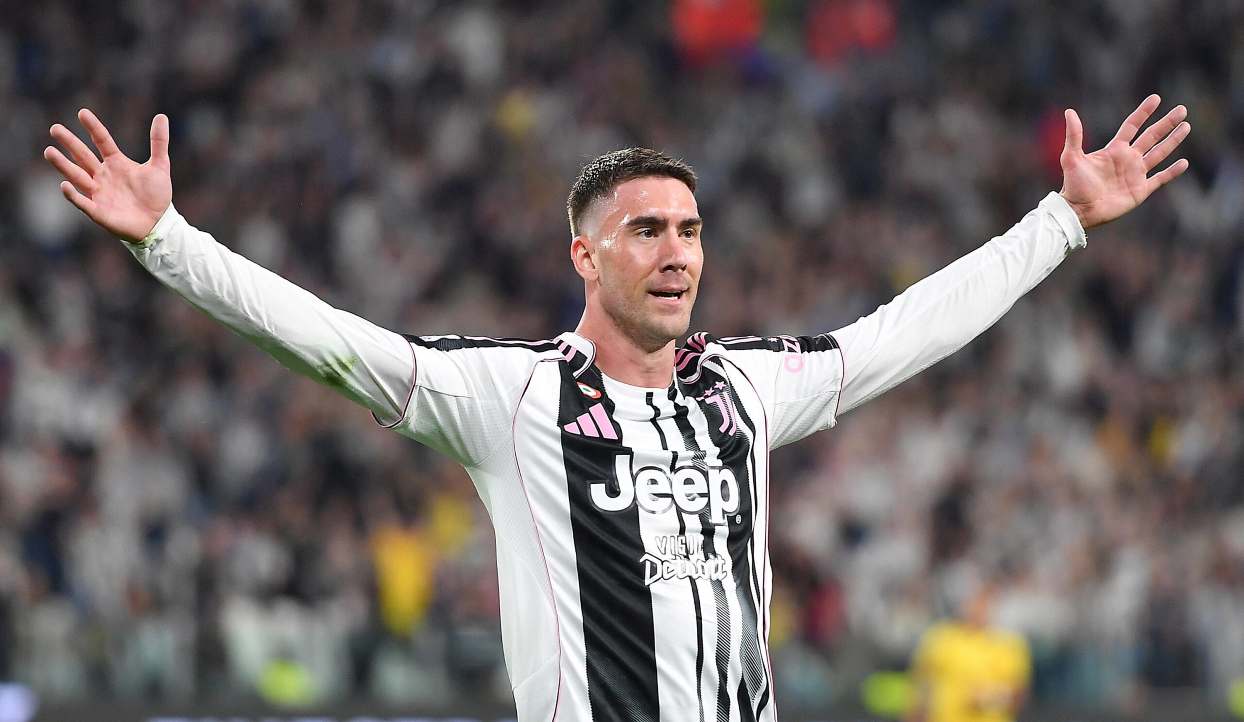 Vlahovic, en la agenda del Barça