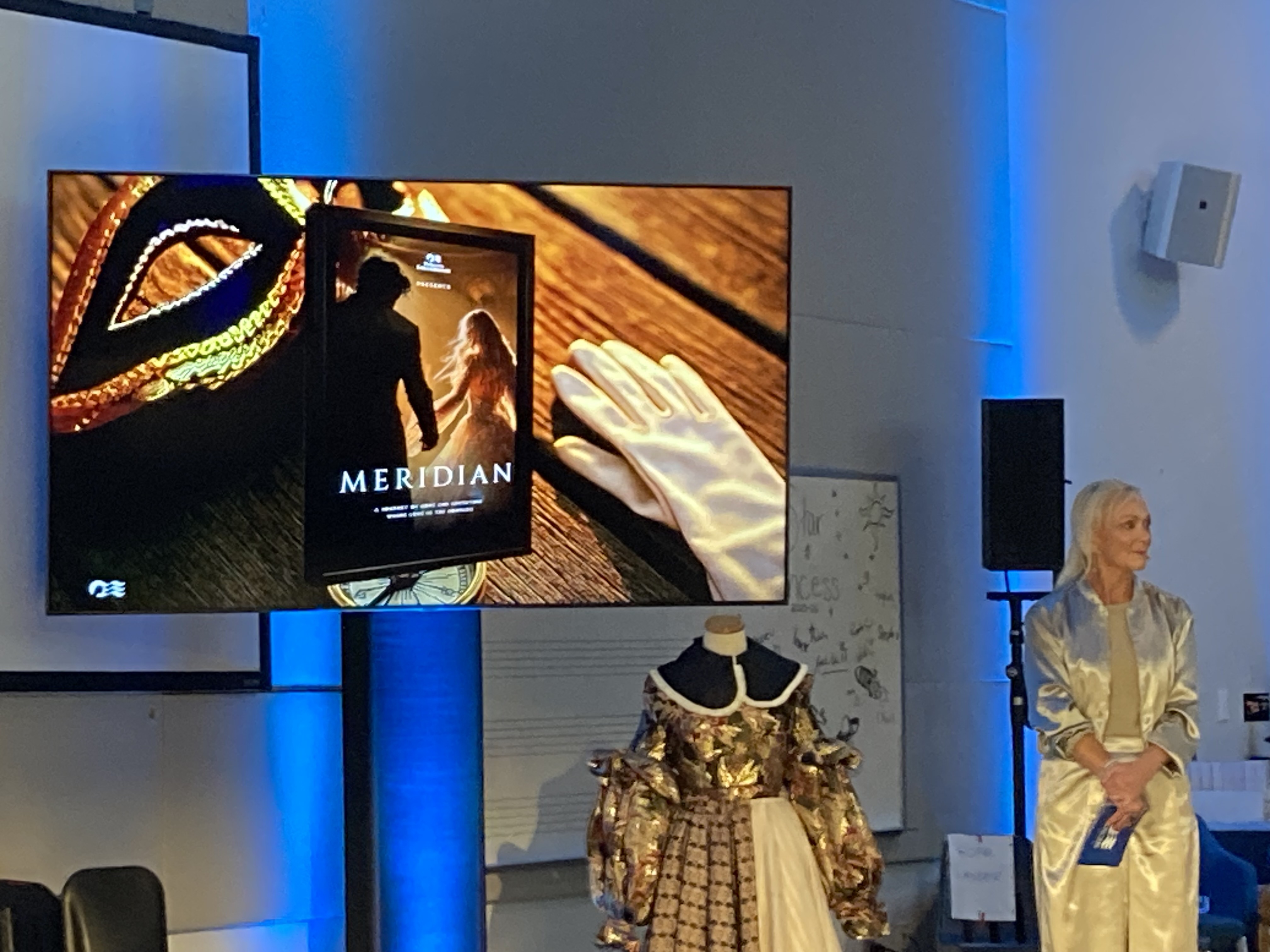 Becky Thompson-Foley, jefe de entretenimiento global de Princess Cruises, presenta una vista previa de su producción teatral