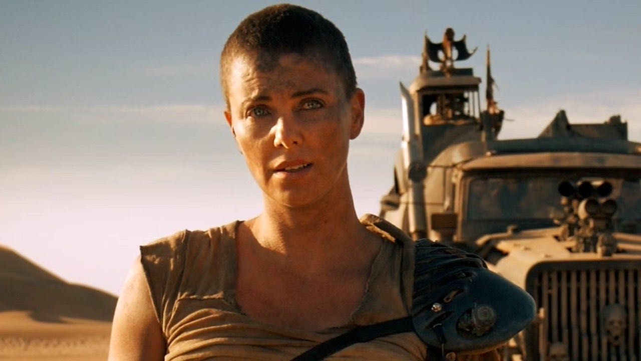 Charlize Theron como Furiosa en 'Mad Max: Furia en la carretera'