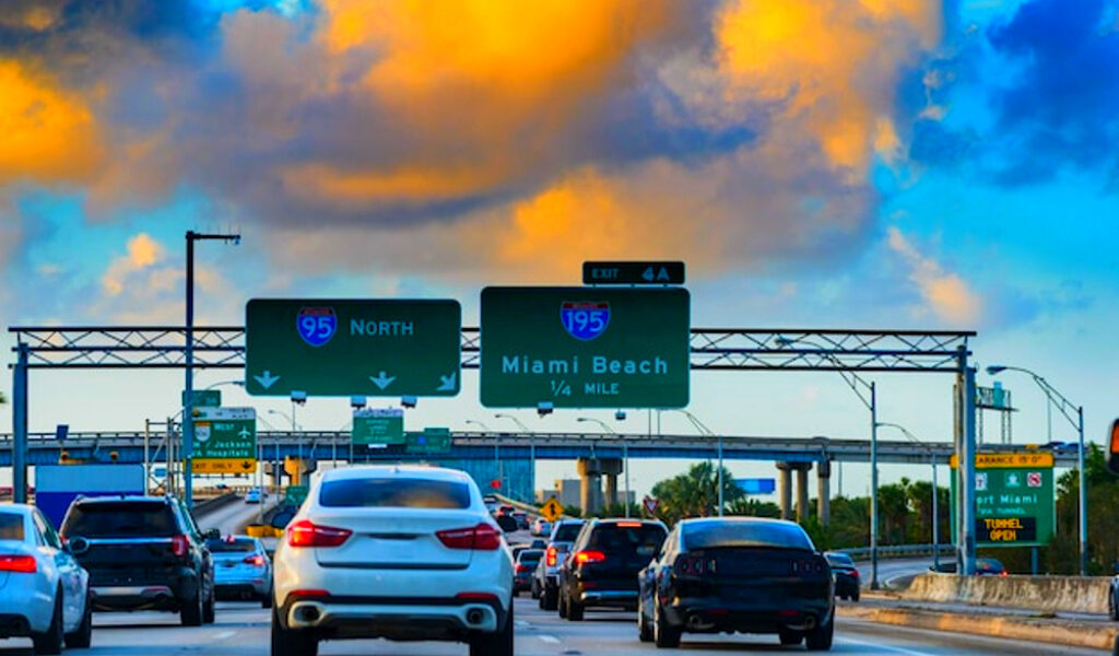 Miami ocupa el tercer lugar en top 10 de las ciudades con peor tráfico de EE.UU.