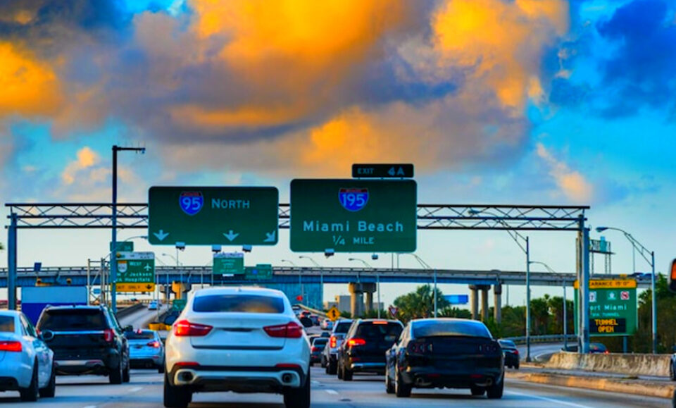 Miami ocupa el tercer lugar en top 10 de las ciudades con peor tráfico de EE.UU.