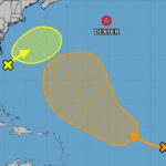 Hurricane Center rastrea 2 sistemas Atlánticos a medida que Dexter se vuelve extratropical