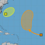 Hurricane Center realiza un seguimiento de 2 Sistemas Atlánticos